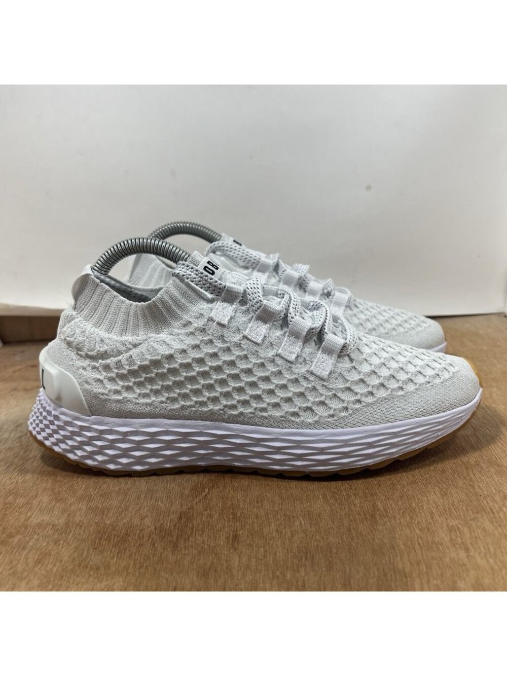 NO BULL Women Size 8 White SuperFabric Trainers Running Shoes